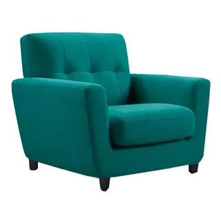 Sillon Sofa Retro 1 Cuerpo Escandinavo Chenille