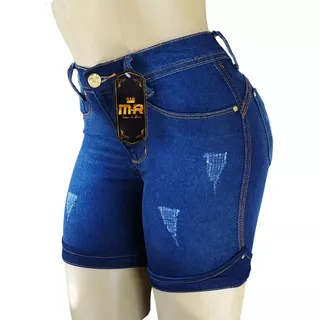 Bermudas Jeans Femininas Com Lycra Elastano Atacado Kit C/ 8
