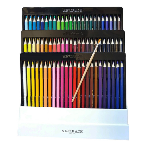 Set X 72 Lapices Acuarelables Estuche Coloring Book Pincel
