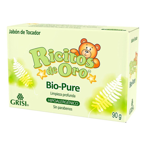 Jabón Ricitos De Oro Bio Pure 90g