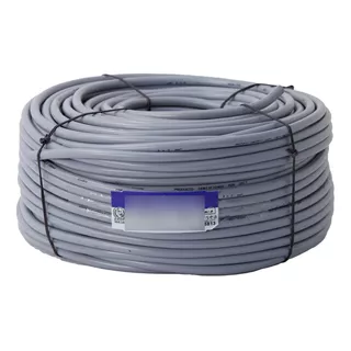 Cable Superplástico Gris - 3 X 2 Con Tierra