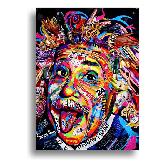 Cuadros Decorativos Modernos   De  Albert Einstein Pop  Art