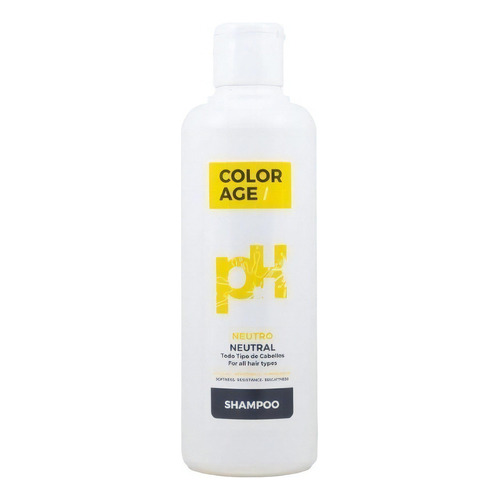 Shampoo  Ph Neutro Todo Tipo De Cabello Color Age X 500ml.