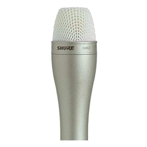 Shure Sm63 Micrófono Dinámico De Diseño Elegante Omni Color Black