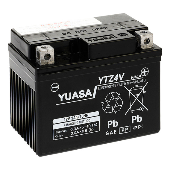 Bateria Moto Yuasa Ytz4v Compatible Con Ytx4l-bs Yuasa Ytz4v