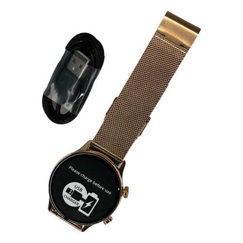 Reloj Smartwatch Colmi I30 Rose Gold Milan 1.36  Ip68 Sport Black Black