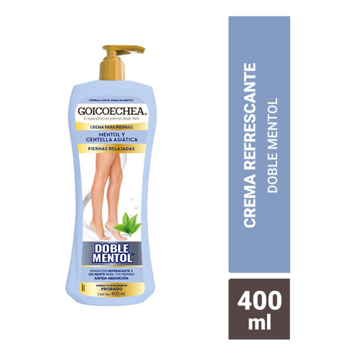 Goicoechea Crema Efecto Doble Mentol Detox 400 Ml