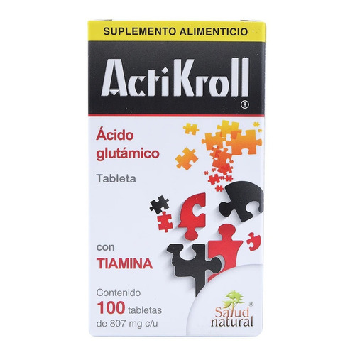 Suplemento En Tabletas Salud Natural Vitaminas Actikroll En Frasco