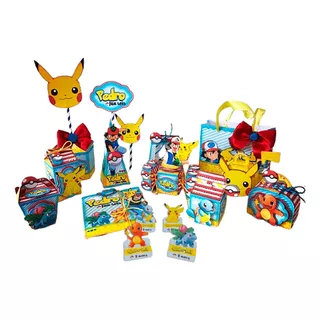 Kit Personalizado Pokemon 3d Luxo - Tam. M