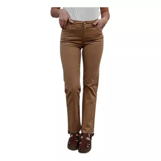 Pantalon Sofia Recto De Gabardina Elastizado