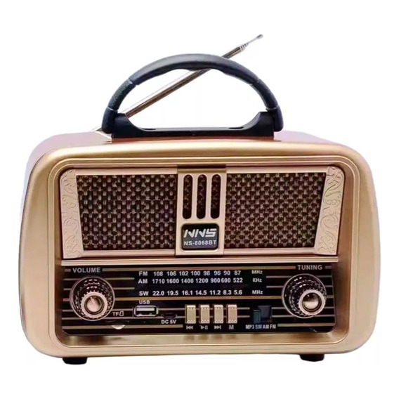 Radio Am Fm Bluetooth Retro Vintage Usb Excelente Calidad