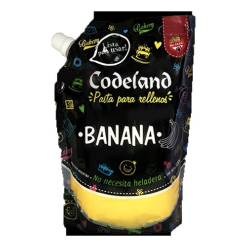 Pasta De Relleno Sabor Banana - Codeland (sin T.a.c.c)