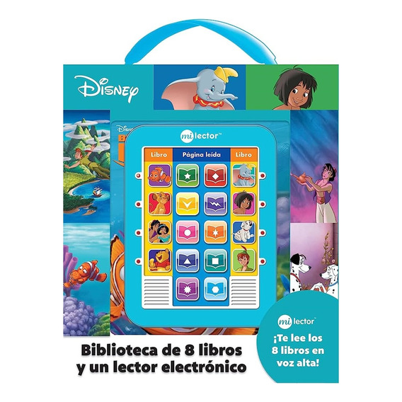 Cuento Electrónico Disney Junior + Lector 8 Libros Infantil