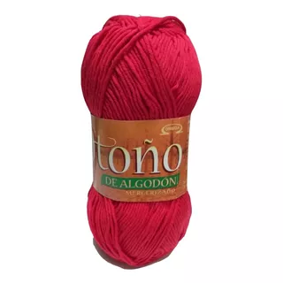 Hilaza Otoño 100% Algodón Madeja De 100g Color Rojo Granate