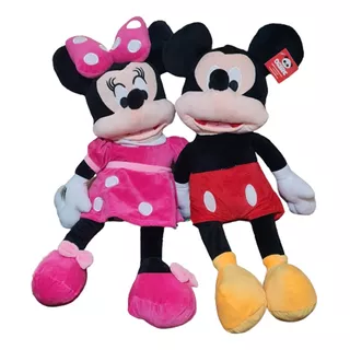 Mickey Y Minnie Peluche Grandes 58cm  Parejita Excelente