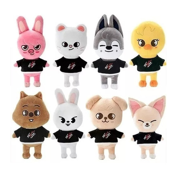 Niños Callejeros Skzoo Stray Kids 8 Piezas Muñeco De Peluche