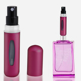 Atomizador Mini De Perfume Portátil Y Recargable Slim Company Spray En Cápsula Para Viaje, Frasco Perfumero Color Fiusha