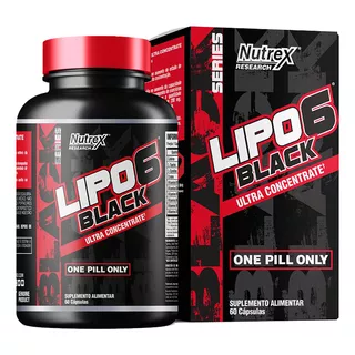 Lipo 6 Black Quemador Grasa Ultra Concentrado  X 60 Caps. Sabor No