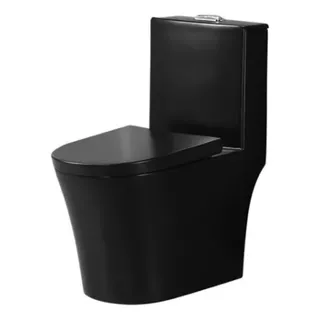 Vaso Sanitário Monobloco C/ Fechamento Suave Preto Black