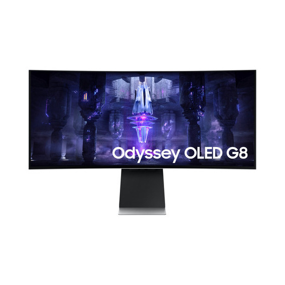 Monitor Samsung De 34  Odyssey Oled G8 G85sb Color Silver