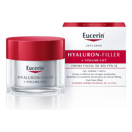 Eucerin Hyaluron-filler Volume-lift Crema Facial Día X 50 Ml