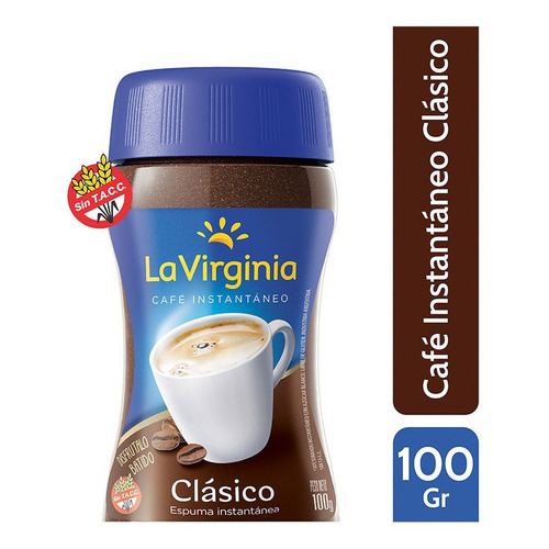 Cafe Instantaneo La Virginia Clasico Espuma Sin Tacc X 100gr