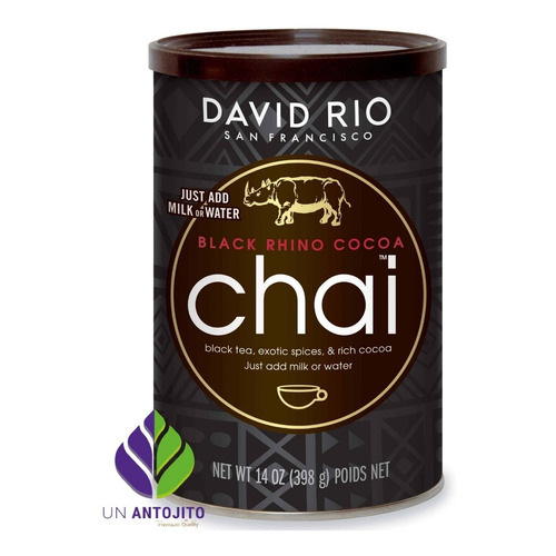 Black Rhino Cocoa Chai 398 Grs David Rio