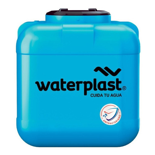 Tanque Cisterna Modular Waterplast 1000 Lt + Flotante 1/2 Color Celeste