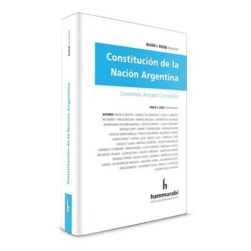 Constitucion De La Nacion Argentina - Risso, Guido I