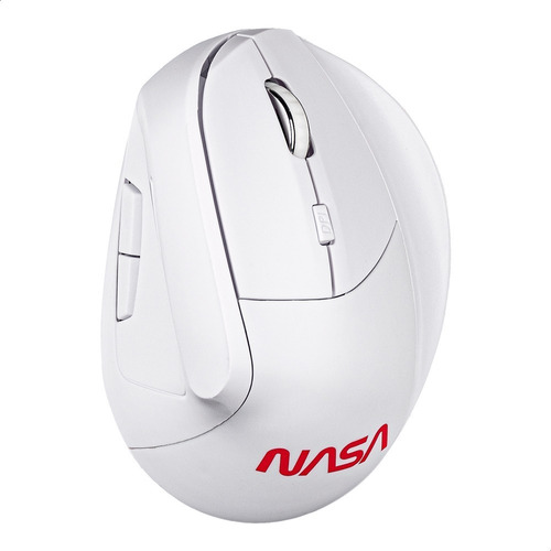Mouse Inalámbrico Recargable Edición Nasa 1600 Dpi 6 Botones Color Negro