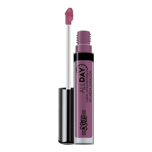 Labial Xúlu Cosméticos All Day color violeta mate