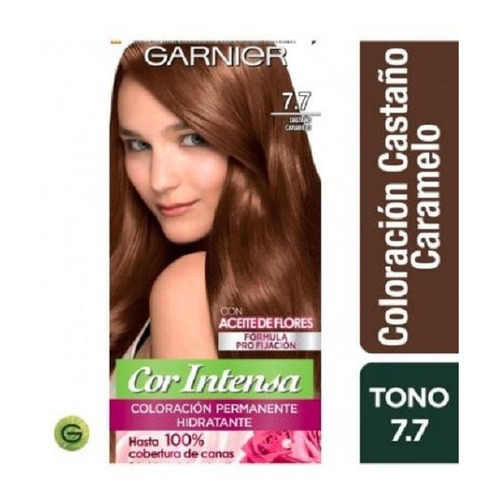  Coloración Nutrisse Cor Intensa 7.7 Castaño Caramelo (1u) Tono Castaño