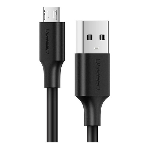 Ugreen Cable Micro Usb Carga Rapida Android Usb Flexible Color Negro