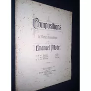 Partitura Compositons Arpa Emanuel Moor Preludes N°3