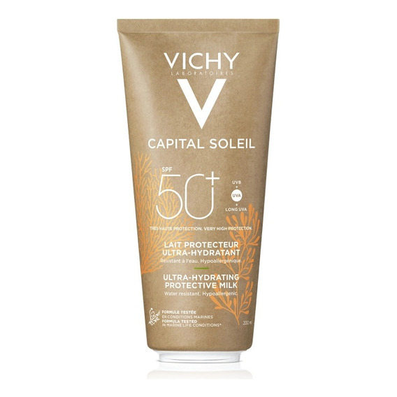 Protector solar  Vichy  Capital Soleil 50FPS  en crema 200mL