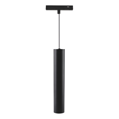 Colgante Cilindro Para Riel Magnético 12w 3000k 50×300mm Mks Negro