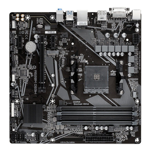 Motherboard Gigabyte A520m Rev 1.0 Ds3h Para Amd Am4