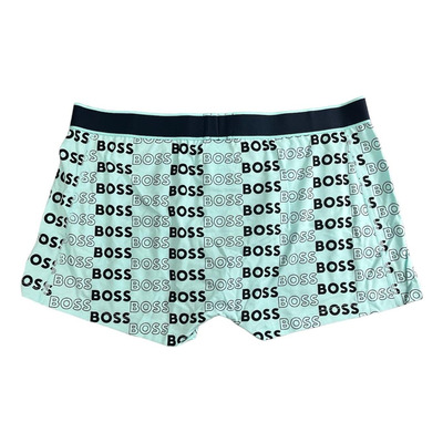 Boxer Boss Mod. 50489443 Turquesa Y Negro Original