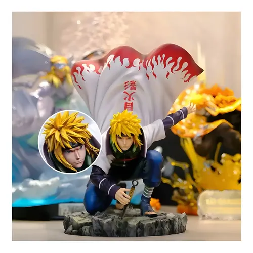 Figura De Ação Naruto Minato Namikaze Gk 21cm | MercadoLivre