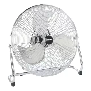 Turbo Ventilador 20'' Liliana Vtfm20 100w 3 Vel Reclinable Estructura Gris Aspas Plateado Diámetro 20   Material De Las Aspas Metal