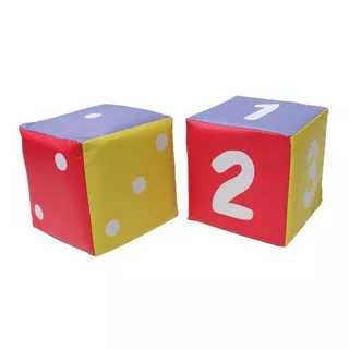 Cubos Numerias E Quantidades Em Espuma 18 X 18 Cm Educativo