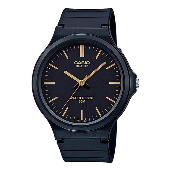 Reloj Casio Mw-240-1e2vdf Hombre 100% Original Color de la correa Negro Color del bisel Negro Color del fondo Negro