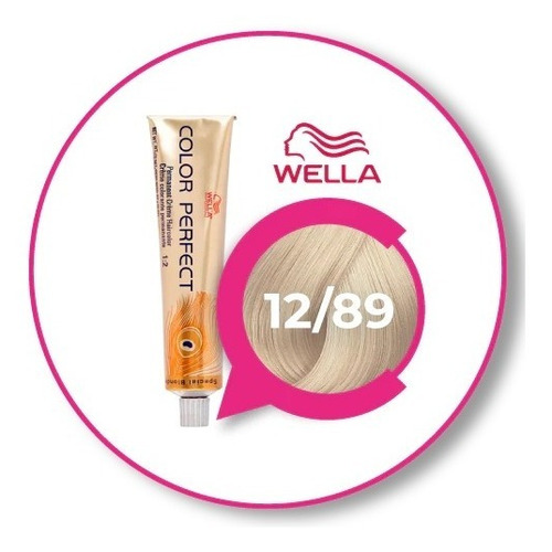  Wella Tintura Color Perfect Rich 60ml Oxidante 20% Tono 12/89