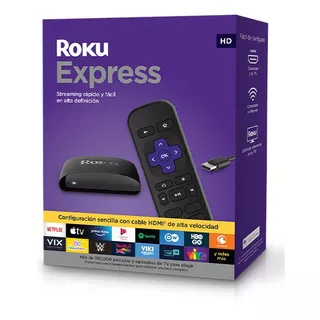 Roku Express Hd Con Control / Netflix, Smart Tv, Apple Tv