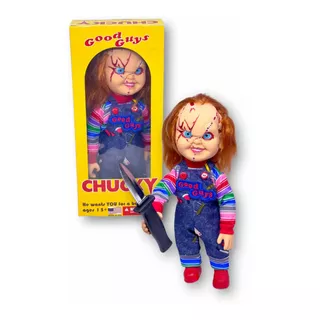 Muñeco Chucky Scarface Cicatrices Con Luz Y Sonido.