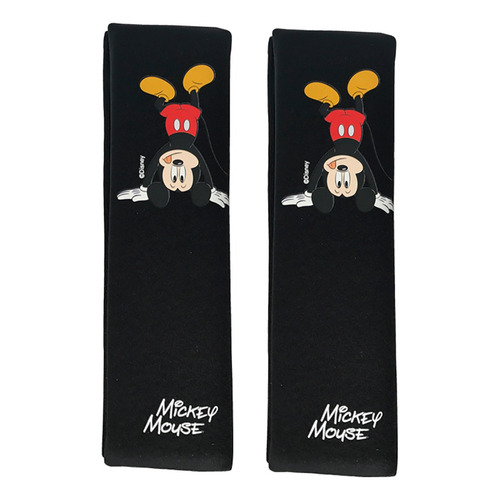 Cubre Cinturon De Seguridad Mickey Color Negro