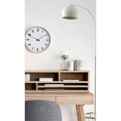 Lampara De Pie Arco Small Blanco Moderna Apto Led Luz Desing