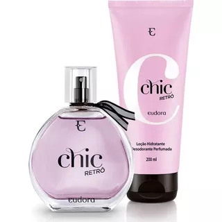 Deo Colônia Chic Retrô 95ml + Loção 200ml Eudora