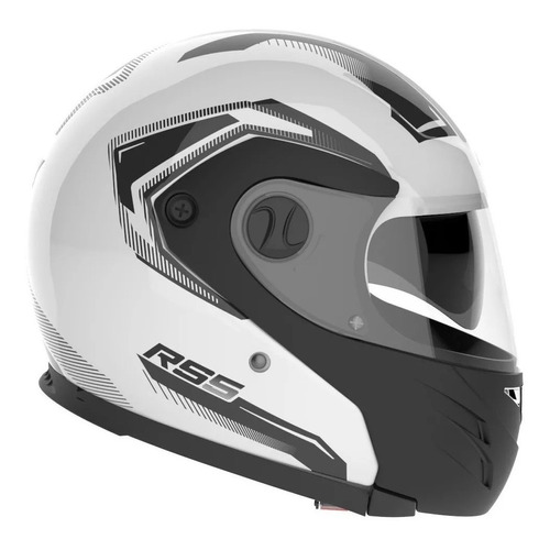 Casco para moto modular Hawk RS5 Vector  blanco mate talle L 