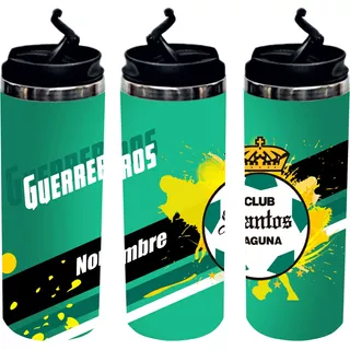 Termo Futbol Mexicano Santos Laguna Tipo Skiny Tumbler 400ml